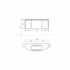 Composizione Mobili d’Arredo per il Bagno Sospesi dal Design Moderno - Callisi3
