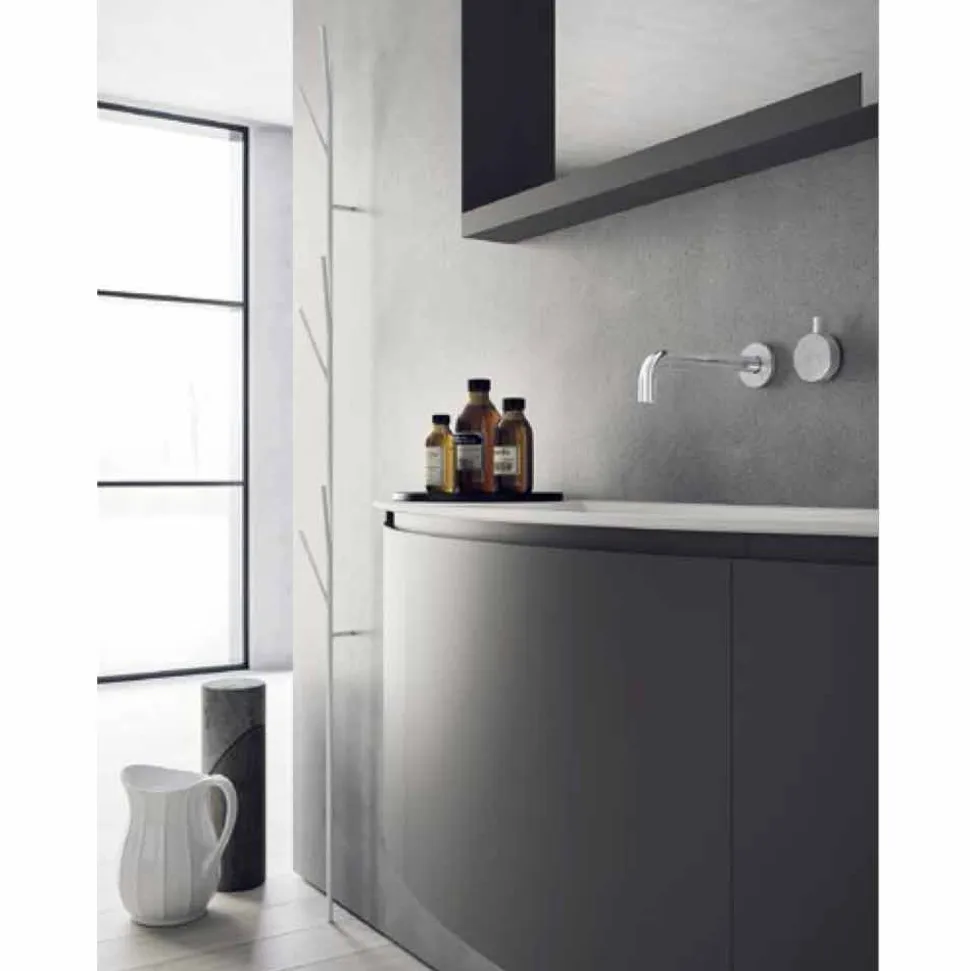 Composizione Mobili d’Arredo per il Bagno Sospesi dal Design Moderno - Callisi3