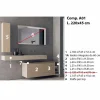 Composizione Mobili Moderni e Sospesi da Bagno, Design Made in Italy - Callisi1