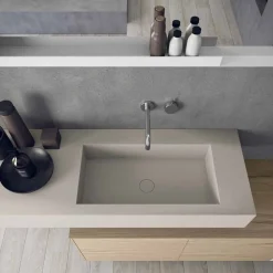 Composizione Mobili Moderni e Sospesi da Bagno, Design Made in Italy - Callisi1
