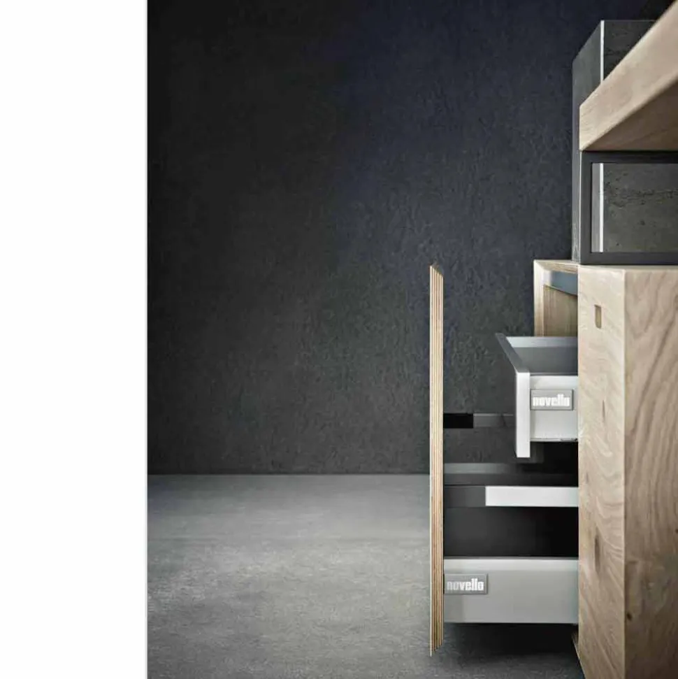 Composizione Moderna da Bagno di Mobili Design a Terra Made in Italy - Farart6