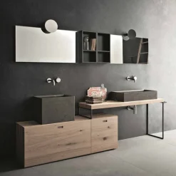 Composizione Moderna da Bagno di Mobili Design a Terra Made in Italy - Farart6