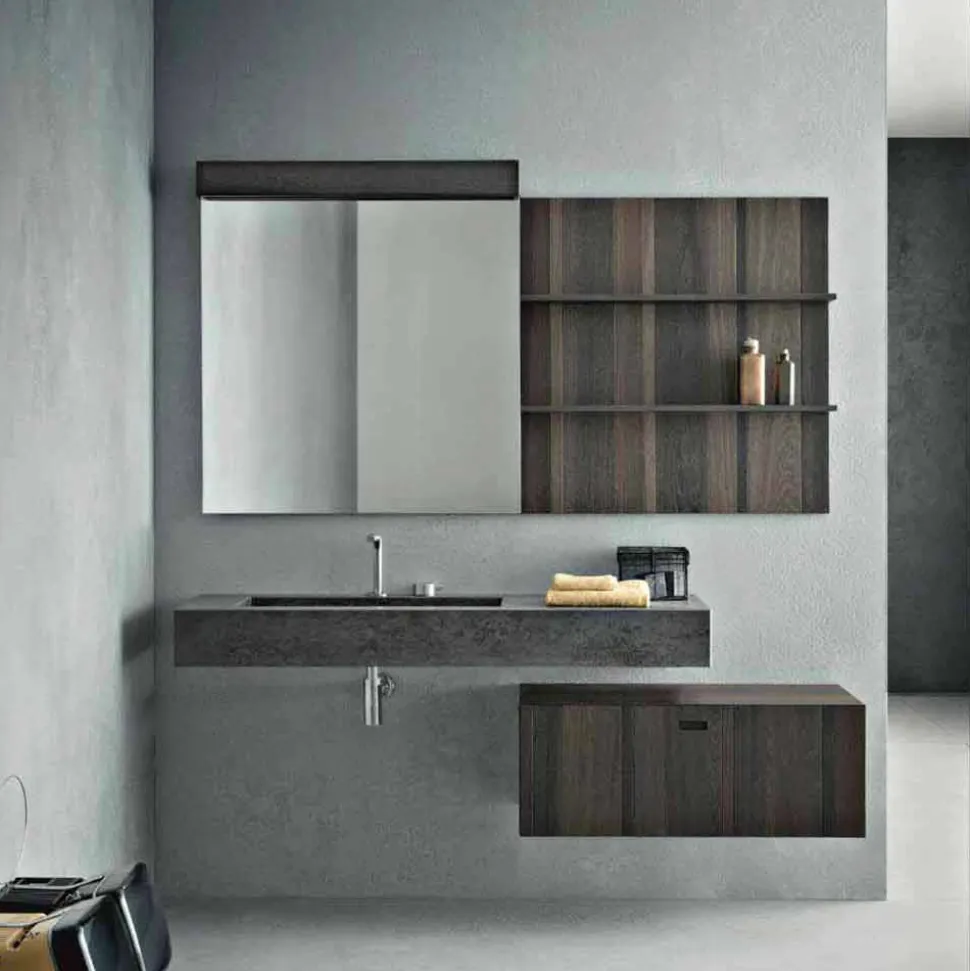 Composizione per Bagno Sospesa e dal Design Moderno Made in Italy - Farart9