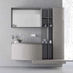Composizione per il Bagno, Design Moderno Italiano a Sospesione - Callisi10