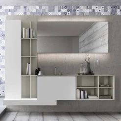 Composizione Sospesa d’Arredo Bagno dal Design Moderno Made in Italy - Callisi15