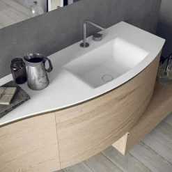 Composizione Sospesa e Moderna per il Bagno, Design Made in Italy - Callisi4