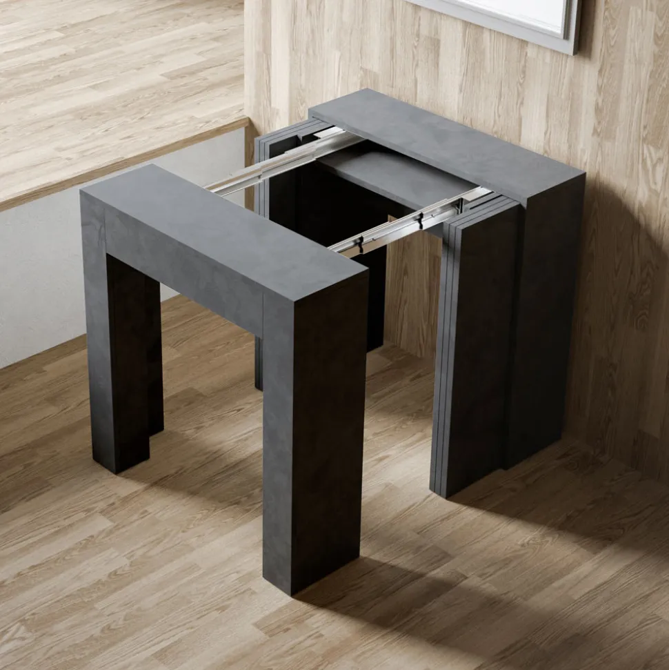 Consolle Allungabile a 299 cm con Allunghe Interne Made in Italy - Clessidra