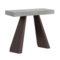 Consolle Allungabile a 300 cm con Gambe Finitura Orso Made in Italy - Destino