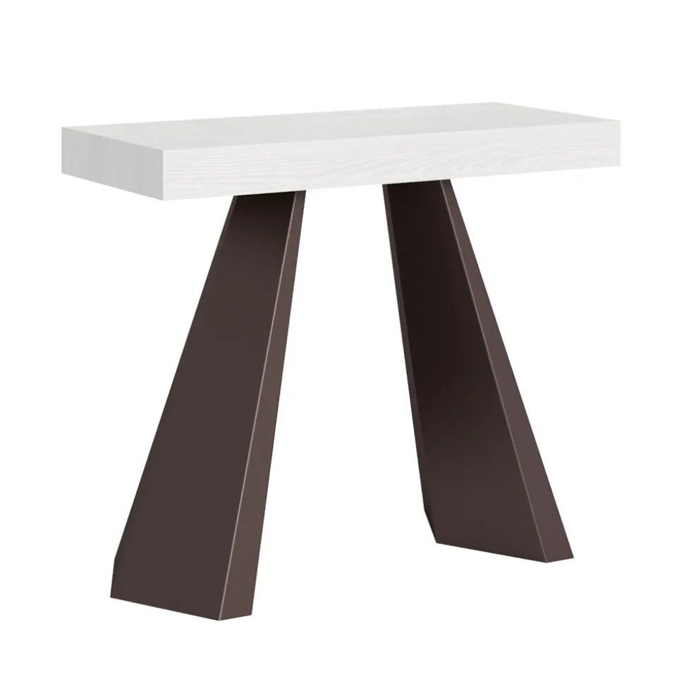 Consolle Allungabile a 300 cm con Gambe Finitura Orso Made in Italy - Destino