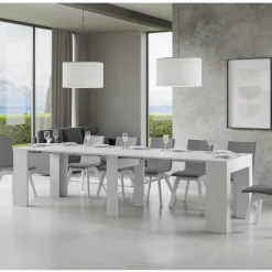 Consolle Allungabile a 307 cm in Microparticelle di Legno Made in Italy - Corona
