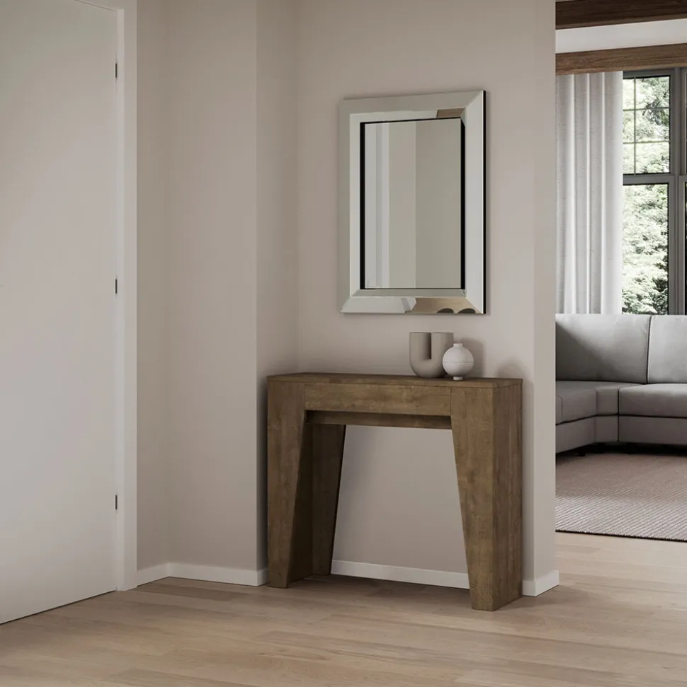 Consolle Allungabile a 181 cm in Nobilitato in Essenza Made in Italy - Castello