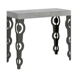 Consolle Allungabile con Gambe Moderne in Ferro Made in Italy - Palazzo