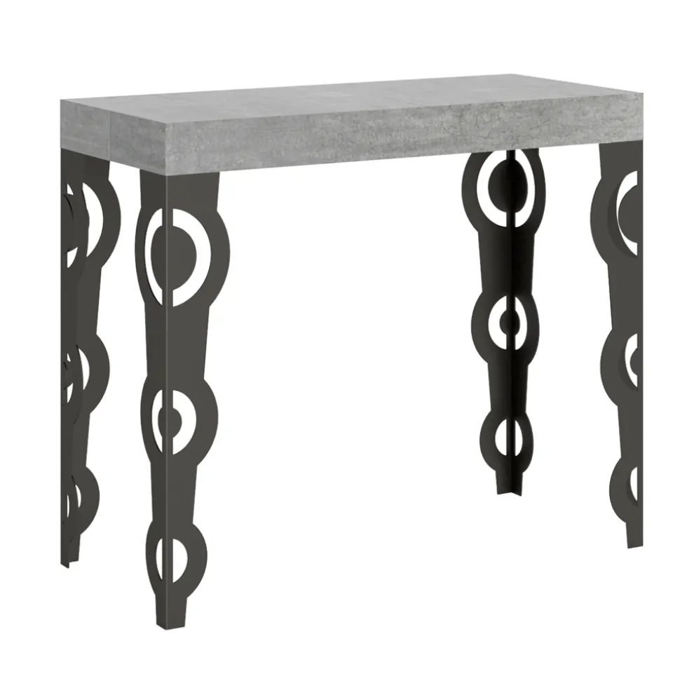 Consolle Allungabile con Gambe Moderne in Ferro Made in Italy - Palazzo