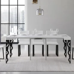 Consolle Allungabile con Gambe Moderne in Ferro Made in Italy - Palazzo