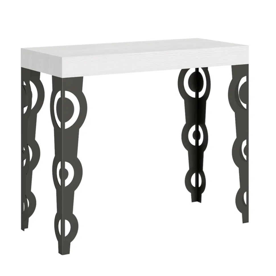 Consolle Allungabile con Gambe Moderne in Ferro Made in Italy - Palazzo