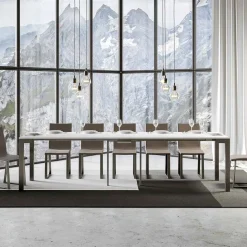 Consolle Allungabile di Design Moderno in Legno e Ferro Made in Italy – Never