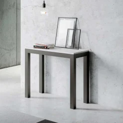 Consolle Allungabile di Design Moderno in Legno e Ferro Made in Italy – Never