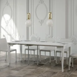 Consolle Allungabile Finitura Noce o Bianco Frassino Made in Italy - Folletto