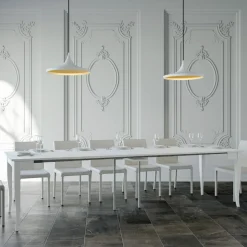 Consolle Allungabile Finitura Noce o Bianco Frassino Made in Italy - Folletto