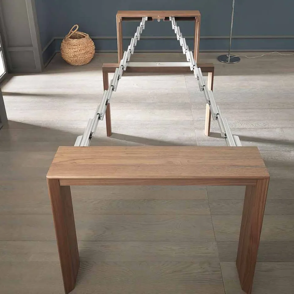 Consolle Allungabile Fino a 295 cm in Legno di Design Made in Italy - Temocle