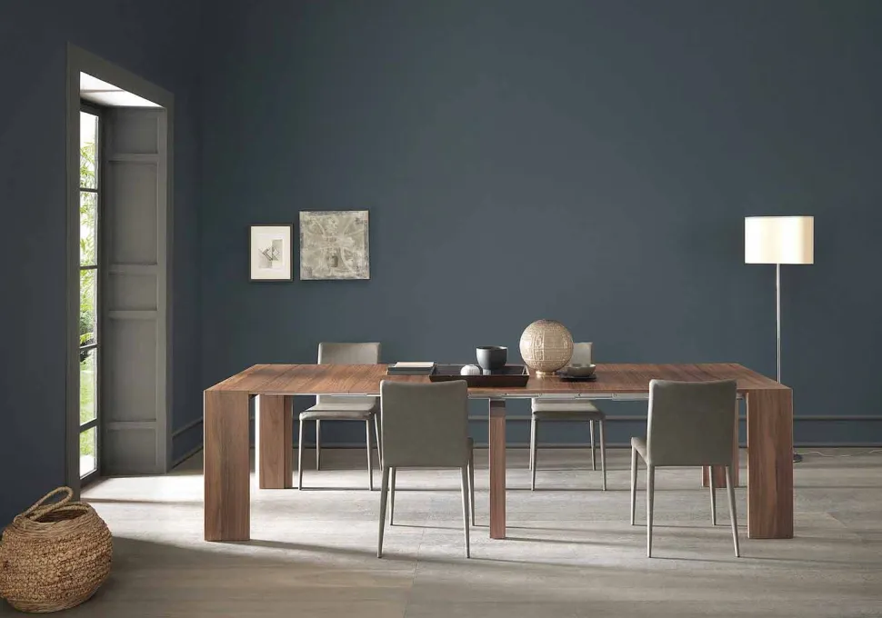 Consolle Allungabile Fino a 295 cm in Legno di Design Made in Italy - Temocle