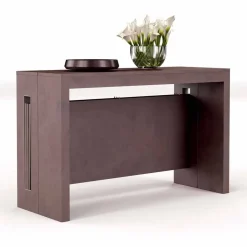Consolle allungabile in nobilitato con allunghe integrate Ussana