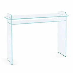Consolle a Muro per Ingresso in Vetro Extrachiaro Design di Lusso - Salvie