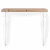Consolle a Parete in Plexiglass Trasparente e Legno Made in Italy - Betone