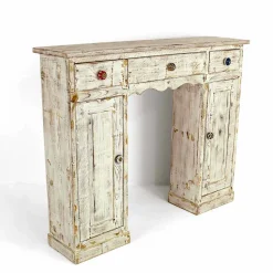 Consolle Artigianale in Legno Massello di Abete Made in Italy - Carminia