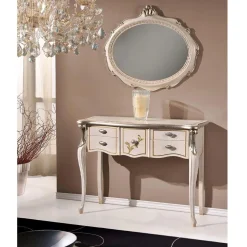 Consolle Classica in Legno 3 o 5 Cassetti di Lusso Made in Italy - London