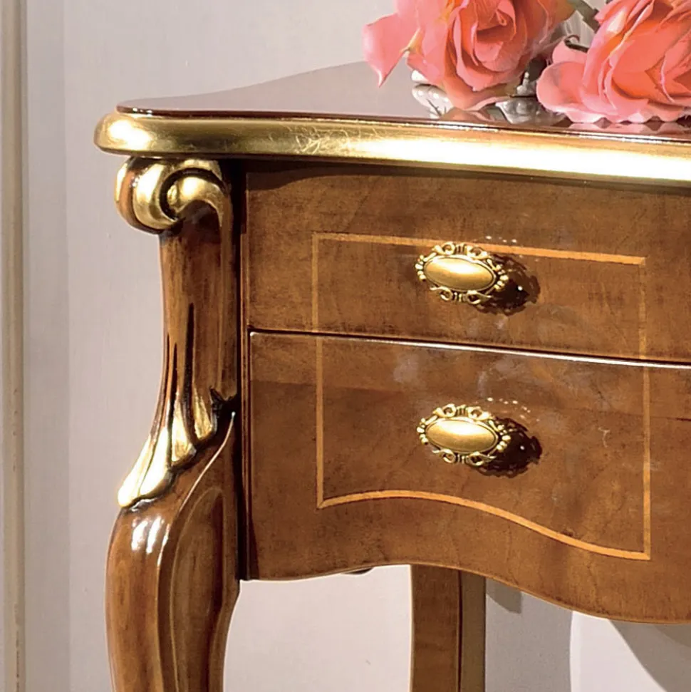 Consolle Classica in Legno 3 o 5 Cassetti di Lusso Made in Italy - London