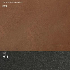 Consolle con Piano Effetto Malta e Base in Metallo Made in Italy - Timedio