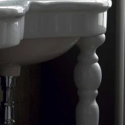 Consolle da bagno classica a doppia vasca fatta in Italia, Magda