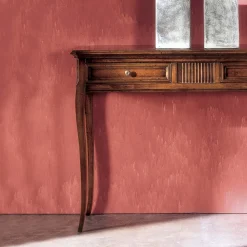 Consolle da Salotto con 2 Cassetti in Legno Bassano Francia Made in Italy - Bumba