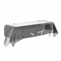 Consolle design moderno in plexiglass fumé trasparente drappeggiato Wish