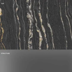 Consolle di Design con Piano in Marmo e Base in Vetro Made in Italy - Molino