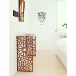 Consolle fissa di design Konsolle 120x40x90 Mabele, con ripiano in vetro