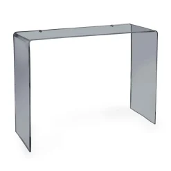 Consolle Fissa in Plexiglass Bianca o Fumè Made in Italy - Genio