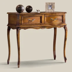 Consolle Ingresso Classica in Legno con Cassetti Made in Italy - Richard