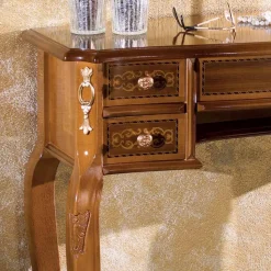 Consolle Ingresso Classica in Legno con 5 Cassetti Made in Italy - Richard