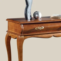 Consolle Ingresso Classica in Legno con Cassetto Made in Italy - Hastings