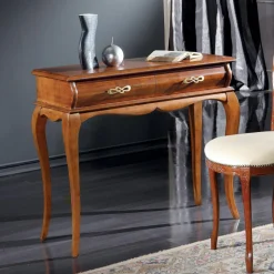Consolle Ingresso Classica in Legno con Cassetto Made in Italy - Hastings