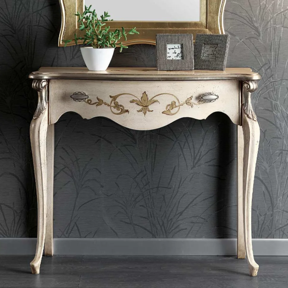 Consolle Ingresso Classica Legno con Cassetto Made in Italy - Ottaviano