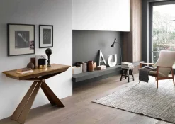 Consolle in Legno e Metallo Allungabile Fino 295 cm Made in Italy - Timedio