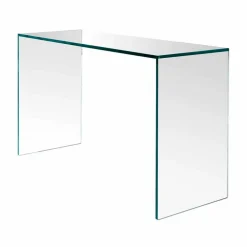 Consolle in Vetro Extrachiaro Design Minimale Made in Italy 2 Dimensioni - Selex