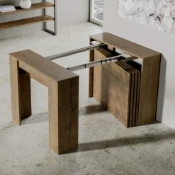 Consolle Moderna Allungabile 296 cm in Legno Nobilitato Made in Italy - Ariella