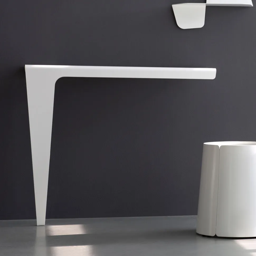 Consolle Moderna di Design Minimale in Metallo Colorato Made in Italy - Benjamin