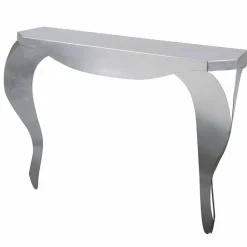 Consolle Moderna in Ferro Foglia Oro o Argento Made in Italy – Daledale