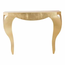Consolle Moderna in Ferro Foglia Oro o Argento Made in Italy – Daledale