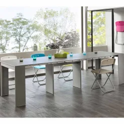 Consolle/Tavolo da pranzo allungabile, L 42,50/302,50x P90 cm, Alvaro